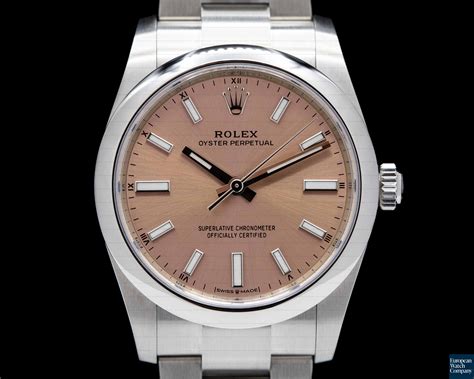 rolex oyster perpetual 34 rose